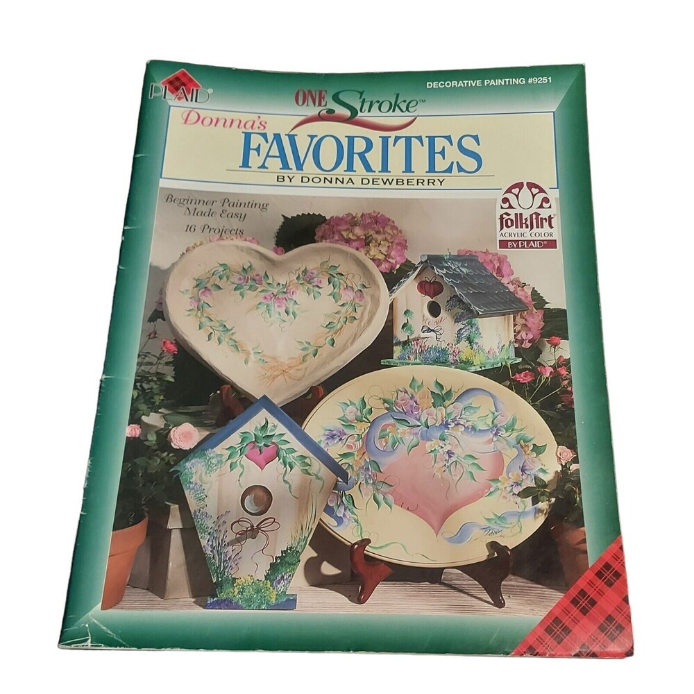 1996 Plaid One Stroke Donna's Favorites Decorative Painting #9251
